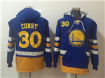 Golden State Warriors #30 Stephen Curry Men's Blue Hoodies