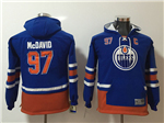 Edmonton Oilers #97 Connor McDavid Youth Royal Blue Hoodies