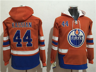 Edmonton Oilers #44 Zack Kassian Men's Orange Hoodies