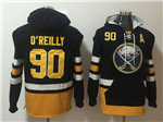 Buffalo Sabres #90 Ryan O'Reilly Men's Black Hoodies