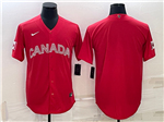 Canada Baseball Red 2023 World Baseball Classic Team Jersey