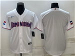 Dominican Republic Baseball White 2023 World Baseball Classic Team Jersey
