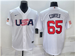 USA Baseball #65 Nestor Cortes White 2023 World Baseball Classic Jersey