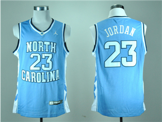 North Carolina Tar Heels #23 Michael Jordan Light Blue College Basketball Jersey