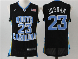 North Carolina Tar Heels #23 Michael Jordan Black College Basketball Jersey
