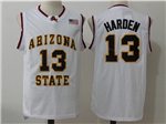 Arizona State Sun Devils #13 James Harden White College Basketball Jersey