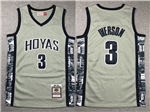 Georgetown Hoyas #3 Allen Iverson 1995-96 Gray College Basketball Jersey