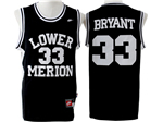 Lower Merion High School #33 Kobe Bryant Black Basketball Jersey
