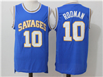 Southeastern Oklahoma State Savage Storm #10 Dennis Rodman Blue College Basketball Jersey