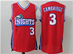 Like Mike Los Angeles Knights #3 Calvin Cambridge Red Movie Basketball Jersey