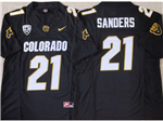 Colorado Buffaloes #21 Deion Sanders Black College Football F.U.S.E. Limited Jersey