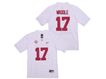 Alabama Crimson Tide #17 Jaylen Waddle White College Football Jersey