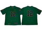 Notre Dame Fighting Irish #12 Green College Football Jersey