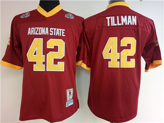 Arizona State Sun Devils #42 Pat Tillman Red College Football Jersey