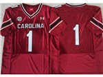 South Carolina Gamecocks #1 Red College Football Jersey