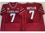 South Carolina Gamecocks #7 Spencer Rattler Red College Football Jersey