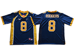 California Golden Bears #8 Aaron Rodgers Navy College Football Jersey