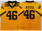 Iowa Hawkeyes #46 George Kittle Gold College Football Jersey