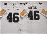 Iowa Hawkeyes #46 George Kittle White College Football Jersey