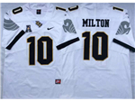 UCF Knights #10 McKenzie Milton White College Football Jersey