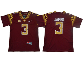 Florida State Seminoles #3 Derwin James Youth Red College Football Jersey