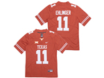 Texas Longhorns #11 Sam Ehlinger Orange College Football Jersey