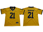 Michigan Wolverines #21 Desmond Howard Gold College Football Jersey