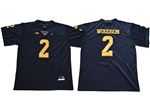 Michigan Wolverines #2 Charles Woodson Navy College Football Jersey