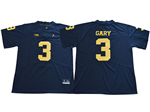 Michigan Wolverines #3 Rashan Gary Navy College Football Jersey