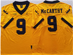 Michigan Wolverines #9 J.J. McCarthy Gold College Football Jersey