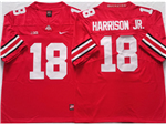 Ohio State Buckeyes #18 Marvin Harrison Jr. Red College Football Jersey