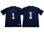 Penn State Nittany Lions #1 Navy College Football Jersey