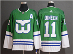 Hartford Whalers #11 Kevin Dineen Green Jersey