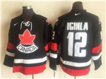 2002 Winter Olympics Team Canada #12 Jarome Iginla CCM Vintage Black Hockey Jersey