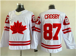 2022 Winter Olympics Team Canada #87 Sidney Crosby White Hockey Jersey