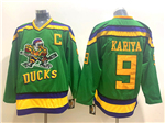 The Mighty Ducks #9 Paul Kariya CCM Green Movie Jersey