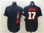Los Angeles Angels #17 Shohei Ohtani Navy 2021 MLB All-Star Game Cool Base Jersey
