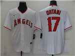 Los Angeles Angels #17 Shohei Ohtani White Cool Base Jersey