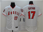 Los Angeles Angels #17 Shohei Ohtani White Flex Base Jersey