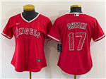 Los Angeles Angels #17 Shohei Ohtani Women's Red Cool Base Jersey
