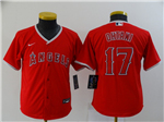 Los Angeles Angels #17 Shohei Ohtani Youth Red 2020 Cool Base Jersey