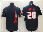 Los Angeles Angels #20 Jared Walsh Navy 2021 MLB All-Star Game Cool Base Jersey