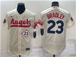 Los Angeles Angels #23 Archie Bradley Cream 2022 City Connect Flex Base Jersey
