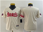 Los Angeles Angels Youth Cream 2022 City Connect Cool Base Team Jersey