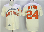 Houston Astros #24 Jimmy Wynn 1971 Cream Throwback Jersey