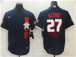 Houston Astros #27 Jose Altuve Navy 2021 MLB All-Star Game Flex Base Jersey