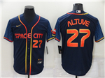 Houston Astros #27 Jose Altuve 2022 Navy City Connect Cool Base Jersey