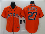 Houston Astros #27 Jose Altuve Orange 2020 Cool Base Jersey