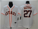 Houston Astros #27 Jose Altuve White 2020 Cool Base Jersey