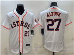 Houston Astros #27 Jose Altuve White 2020 Flex Base Jersey